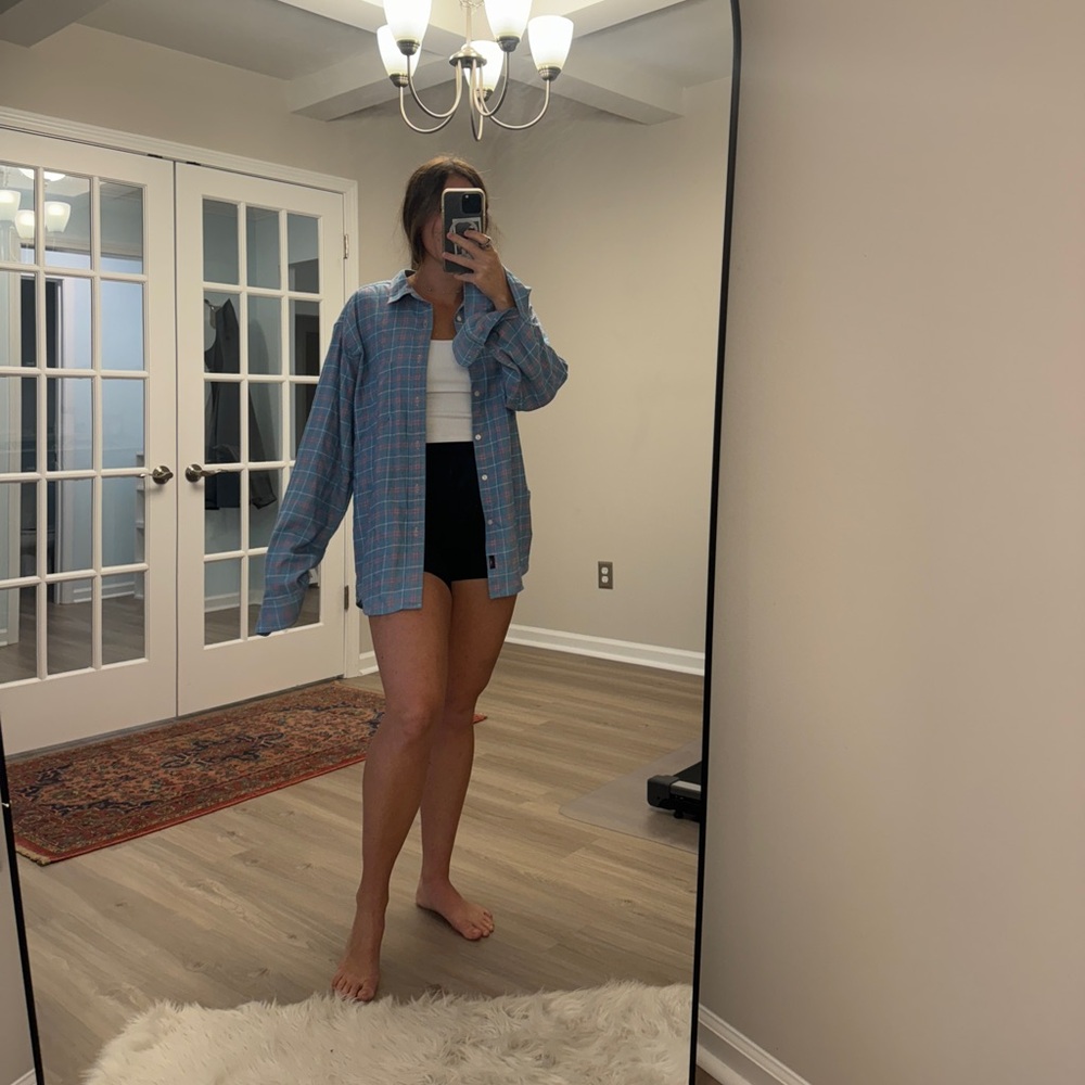 Faherty Single Pocket Button Down Xl - image 2